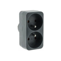 Inotech - Biplite Murale, 2X16A Gris Zenitech