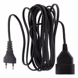 Prolongateur - Zenitech - H03VVH2F - 6A - 3m - Noir