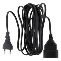 Prolongateur - Zenitech - H03VVH2F - 6A - 3m - Noir