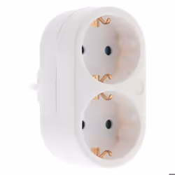 Biplite Schuko 16A - Blanc - Zenitech