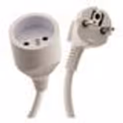 Rallonge électrique HO5VVF 3 G 1.5 Blanc 5m