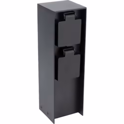 Caractéristiques de la borne de jardin à fixer 3600W - IP44 - noir - Zenitech : Modèle : borne de jardin à fixer Couleur(s) : ...