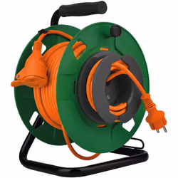 Caractéristiques de l'enrouleur jardin étanche IP44 prise 16A 2P+T - 20/35m - Zenitech : Modèle : enrouleur de jardin étanche ...