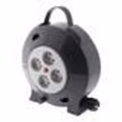 Enrouleur ménager éléctrique ZENITECH 10m - 4 prises - câble HO5VVF - 3G15 mm²