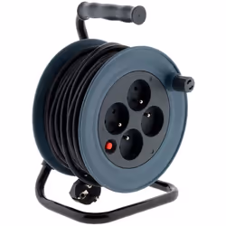 Description générale Enrouleur ménager compact de 15 mètres, idéal pour un usage domestique. Sa couleur grise et son design p ...