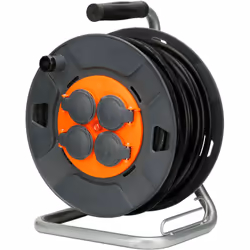 Caractéristiques de l'enrouleur de chantier IP44 - 4 prises 16A - 3G1,5mm² - Zenitech Modèle : enrouleur de chantier Couleur( ...