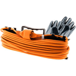 Prolongateur jardin 2x 1,5mm² - Orange 25m - Orange - Zenitech