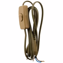 Description générale Cordon électrique pour luminaire, longueur de 1,5 m, avec interrupteur intégré. Ce cordon est équipé d'u ...