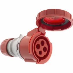 Caractéristiques de la fiche femelle IEC309 3P+T 16/32A - IP67+IK08 - Zenitech : Modèle : fiche femelle IEC309 3P+T Intensité ...
