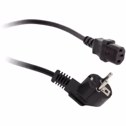 Cordon alimentation ménager HO5VV-F 60° 3G1 classe 1 Cordon d'alimentation électrique pour bureautique avec prise 2P+T 16A et ...