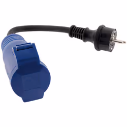 Description générale Ce modèle d'adaptateur femelle CEE17 en mâle 16A 2P+T est conçu spécialement pour le caravaning. Compact ...