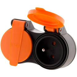 Zenitech - Bliplite pour extérieur étanche IP44 2P+T avec accroche - Orange