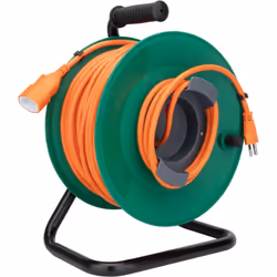 Caractéristiques de l'enrouleur de jardin suisse H05VV-F 3G1.5mm² - 50m - Zenitech : Modèle : enrouleur de jardin suisse Coul ...