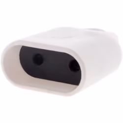 Fiche femelle 2P 6A - Blanc - Zenitech Fiche électrique femelle 2P+T 6A de couleur blanche avec sortie droite Convient pour c ...