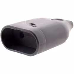 Fiche femelle 2P 6A - Noir - Zenitech Couleur : Noire Convient pour câble électrique HO5VV-F 3G1/3G1,5mm² Puissance max : 368 ...
