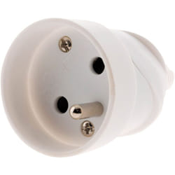 Fiche femelle 16A 2P+T - Blanc - Zenitech