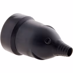 Fiche électrique femelle 2P+T 16A de couleur noire. Convient pour câble électrique HO5VV-F 3G1/3G1,5mm² Puissance 3680W max s ...