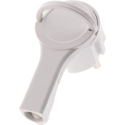 Zenitech - Fiche mâle 2P+T 16A extraplate - Blanc
