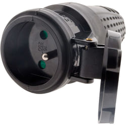 Zenitech - Fiche caoutchouc femelle 16A 2P+T