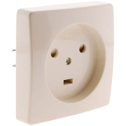 Zenitech - Prise à encastrer 20A - 2P+T - Blanc