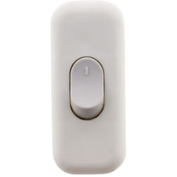 Zenitech - Interrupteur 2A Unipolaire - Blanc