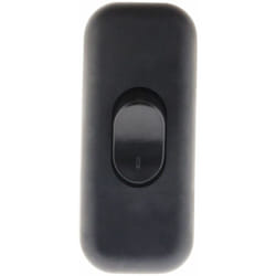 Zenitech - Interrupteur 2A Unipolaire - Noir