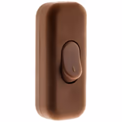 Interrupteur 2A Unipolaire Marron - Zenitech Douille B22 Acier laitonné double bague borne de terre - Zenitech - Norme NF Exi ...