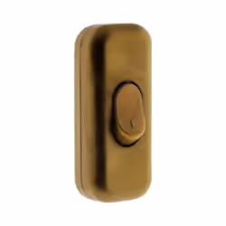 Interrupteur - ZENITECH - 2A Unipolaire - Or - Intérieur - Electrique