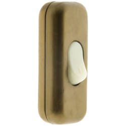 Zenitech - Interrupteur 2A unipolaire - marron