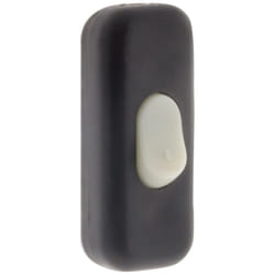 Interrupteur 2A bipolaire luminescent - noir - Zenitech