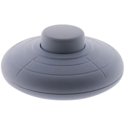 Zenitech - Interrupteur à pied pour luminaire - gris