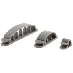 Zenitech - Lot de 10 fixes et range cordon ou câble (autocollants)