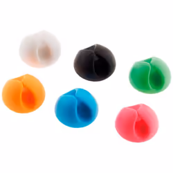 Caractéristiques du lot de 6 clips autocollants pour câbles - Zenitech : Modèle : lot de 6 clips autocollants pour câbles Cli ...