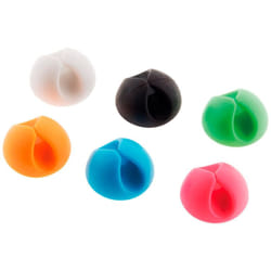 Zenitech - Lot de 6 clips auto-collants pour cordons et câbles