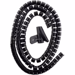 Caractéristiques de la gaine range câble Ø20mm 1,5m - Zenitech : Modèle : gaine range câble Couleur(s) : noir Diamètre : Ø20m ...