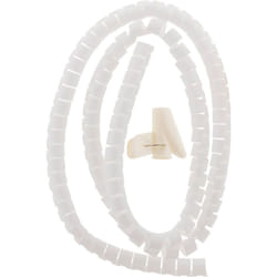 Gaine range câble Ø20mm 1,5m - blanc Zenitech