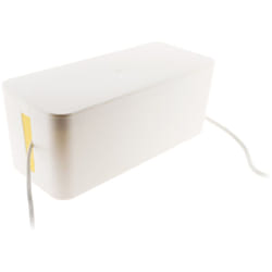 Zenitech - Boîte de rangement pour multiprises - Blanc