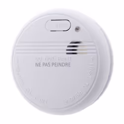 Détecteur de fumée NF pile et accessoires inclus Blanc - Otio