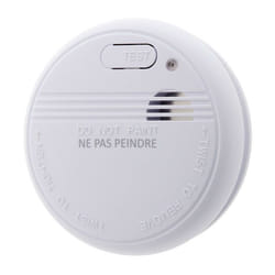 Détecteur de fumée NF pile et accessoires inclus Blanc - Otio