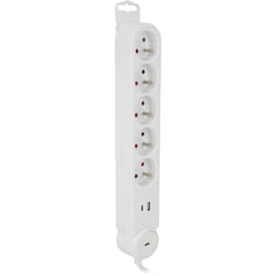 Zenitech - Multiprise Iota 5x16A + usb a+c avec interrupteur