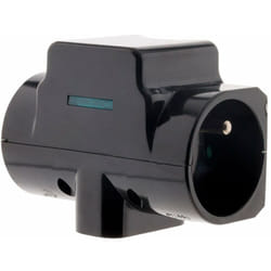 Zenitech - Triplite parafoudre 2x16A 2P+T + 1x6A 2P - Noir