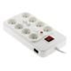 Bloc multiprise parafoudre ZENITECH 8 prises + inter security Pro TV