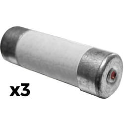 Zenitech - 3 fusibles céramique 8,5x 31,5 20A à voyant nf
