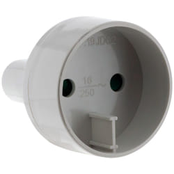 Zenitech - Adaptateur prise voyage ue vers usa - prise mâle us vers prise femelle ue - Blanc