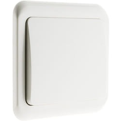 Interrupteur simple encastré Antaria - blanc - Zenitech