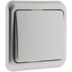 Interrupteur simple Antaria - chrome Zenitech