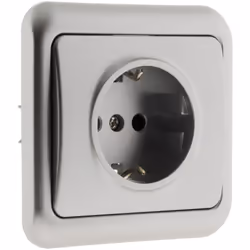 Caractéristiques de la prise Schuko Antaria encastrable 16A - Zenitech : Modèle : prise encastrable Couleur(s) : blanc, beige ...