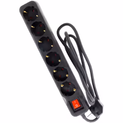 Caractéristiques du bloc multiprise 16A + interrupteur - noir - Zenitech : Modèle : bloc multiprise Couleur(s) : noir Type de ...