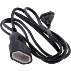 Zenitech - Rallonge de câble HO5VV-F 2x1mm² - 2m - noir