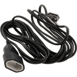 Zenitech - Rallonge de câble HO5VV-F 2x1mm² - 5m - noir